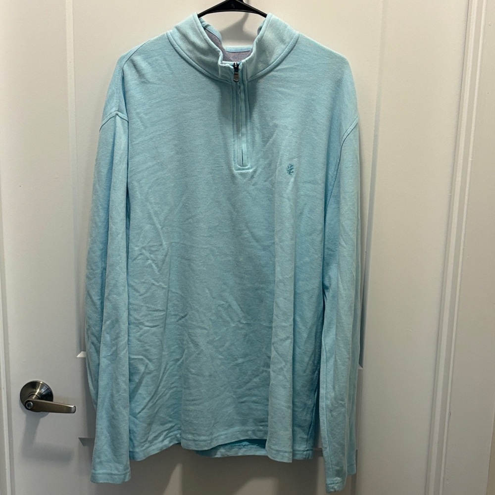 Izod Light Blue Polo with Contrast Trim